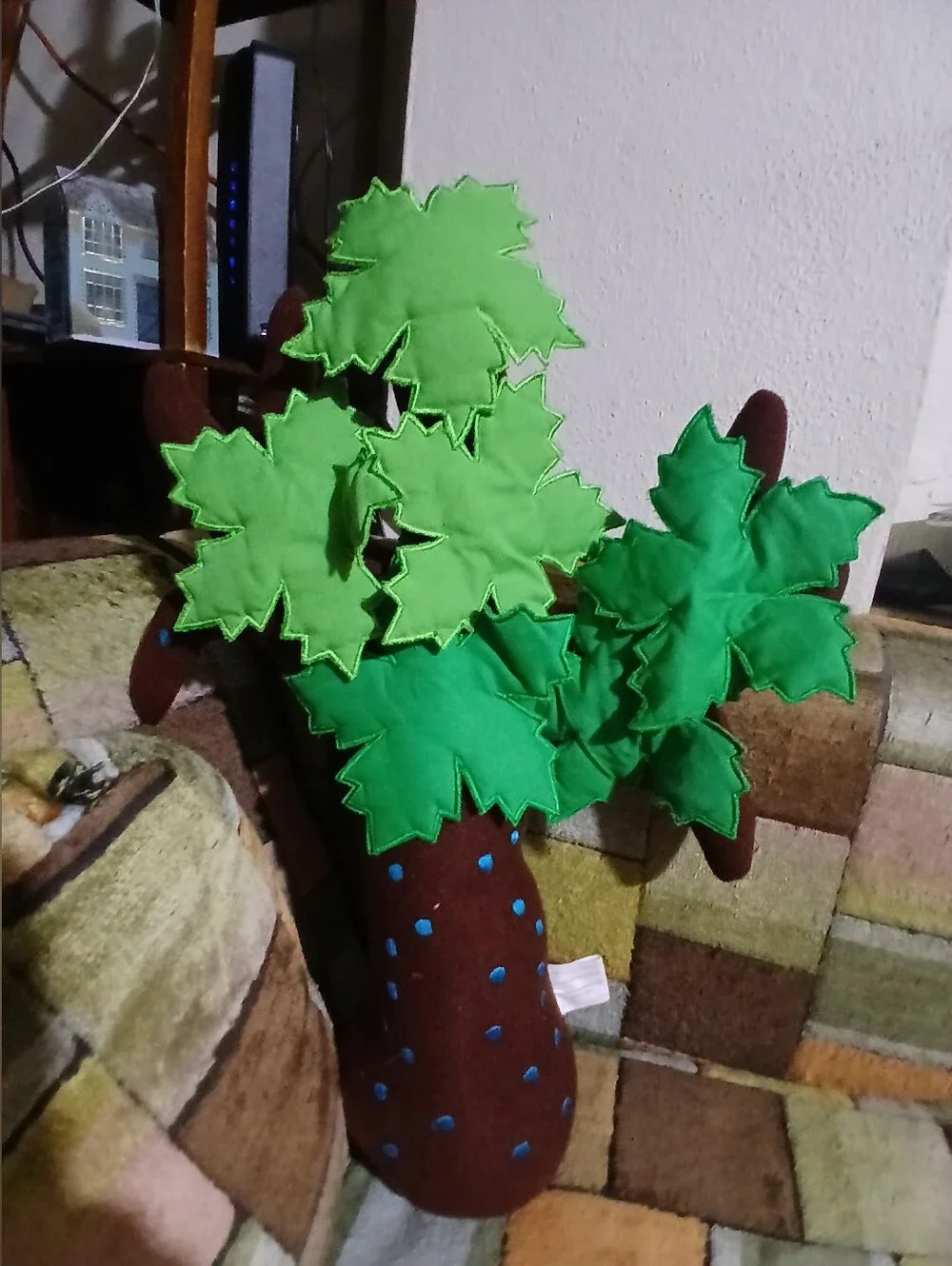 Felt Tree  with Green Leaves Plush